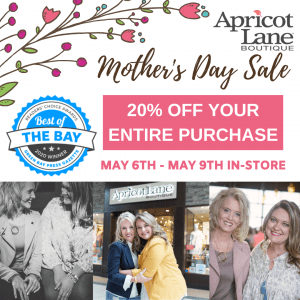 Apricot Lane Boutique Mother's Day Sale
