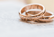 marriage first; 2 wedding rings